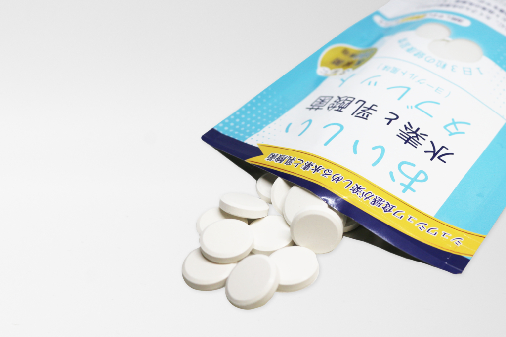 シュワシュワ食感の水素サプリメント